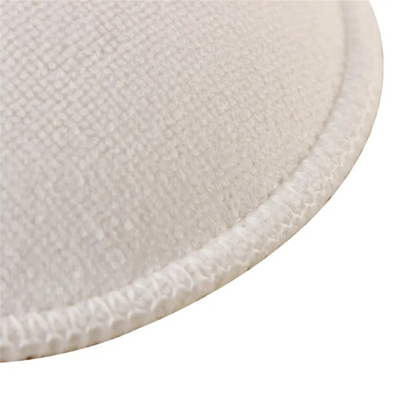 8Pcs/lot White Soft Absorbent Cotton Washable Reusable Breastfeeding Breast Nursing Pads Wholesale