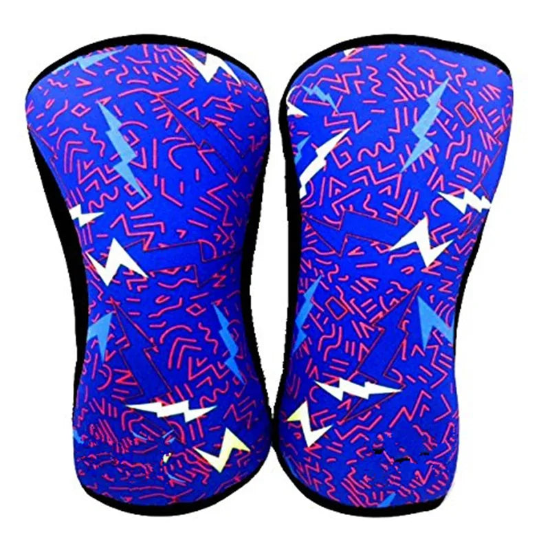 Knee Sleeves for Weightlifting (1 Pair) Premium Support & Compression - Powerlifting & Crossfit - 7mm Neoprene Sleeve