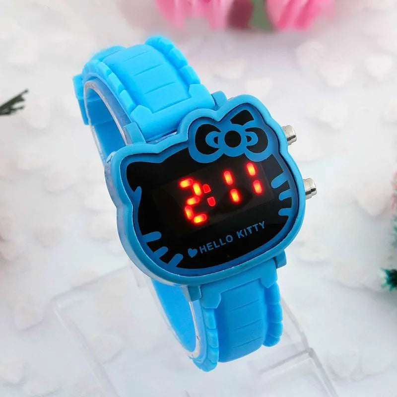 Cute Cartoon Pattern Watch for Kids Simple Children's LED Digital Watch Sports Electronic Wristwatch Casual Boys Girls Clock