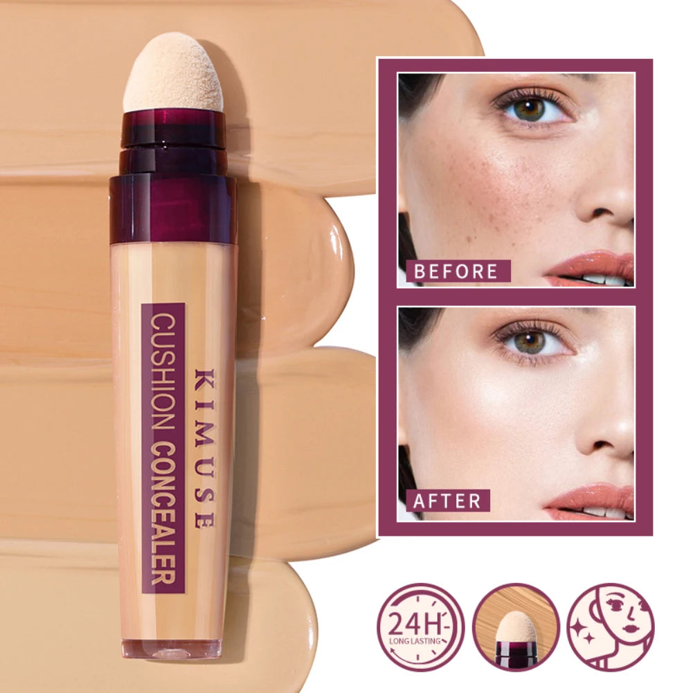 Air Cushion Concealer Facial Flaw Conceal Eraser Liquid Foundation Waterproof Long-lasting Face Makeup Korean Cosmetic Concealer