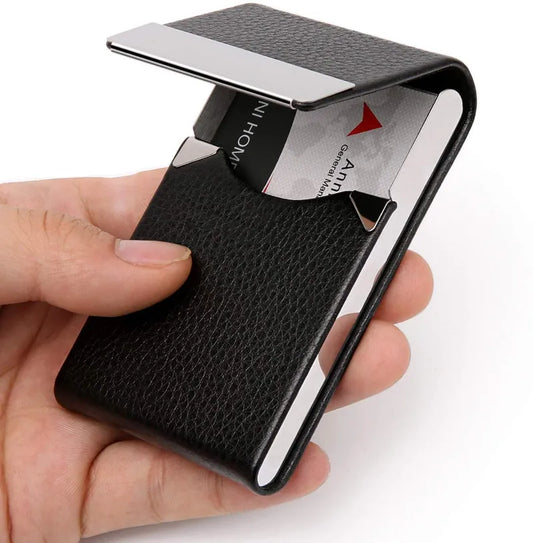 New Credit Card Holder Fashion Purse  Anti-theft  Case with Cover for Cards ID Smart Card Holder Fashion Women Men Mini Wallet