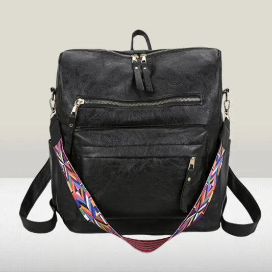 PU Leather Fashionable Multifunctional Backpack