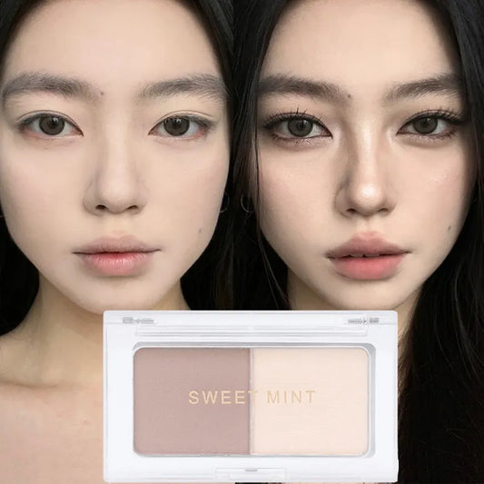 Facial Highlighter Makeup Palette Face Long Lasting Glow Brighten Contour Shimmer Matte Powder 3D Nose Shadow Palette Cosmetics