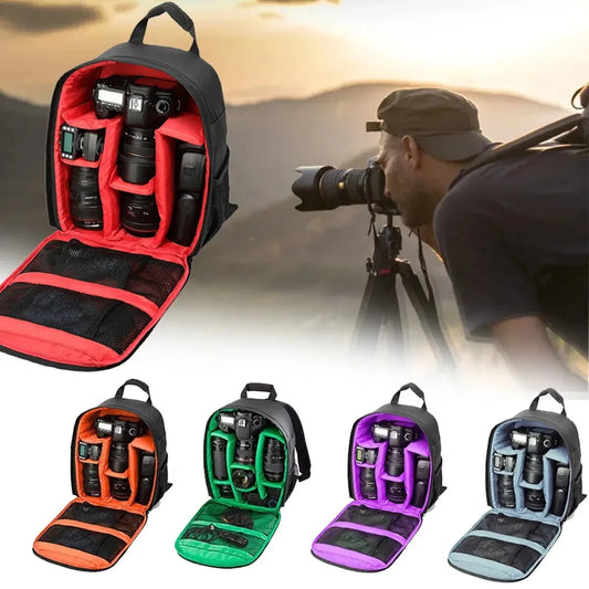 Multi-functional Outdoor Camera Backpack Video Digital Shoulder Camera Bag Waterproof Camera Photo Bag Case for DSLR