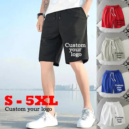 New Men Swimsuit Swimming Trunks Short Quick-drying Sexy Mens Swim Briefs Beach Shorts Customize your logo