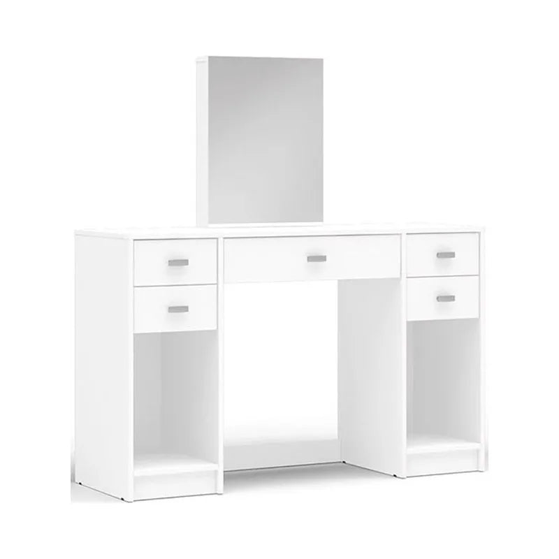 Christina Modern Vanity Table, White Finish, for Bedroom