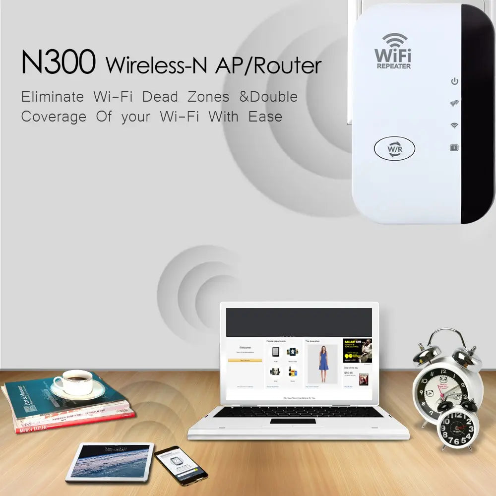 300Mbps Wireless WIFI Repeater Remote Wifi Extender WiFi Amplifier 802.11N Booster Repetidor Amplifier WiFi Reapeter Europe