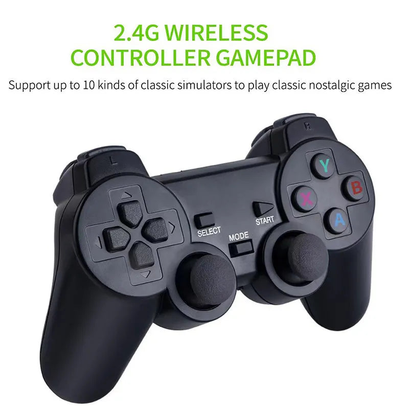 4K HD Video Game Console Built in 620/818/10000 Classic Games Retro Console Wireless Controller AV/HD Output Mini game box