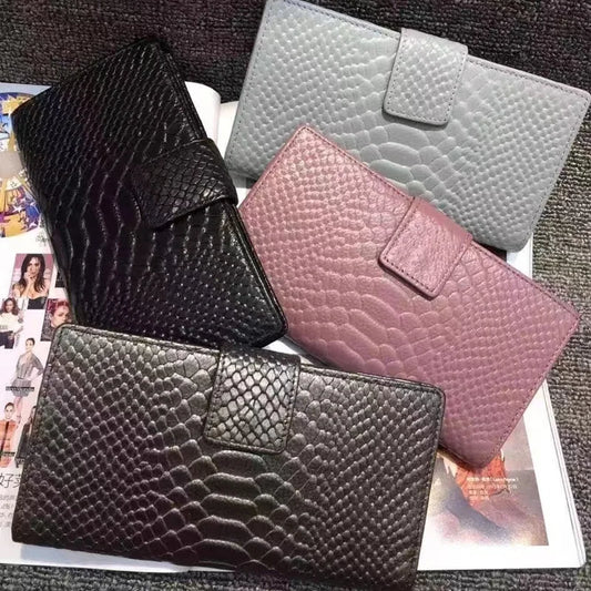 Genuine leather Women Wallet Bag Female Purse Bag Snake Pattern Leather Bags with Many Card Holder Women Hand Bag