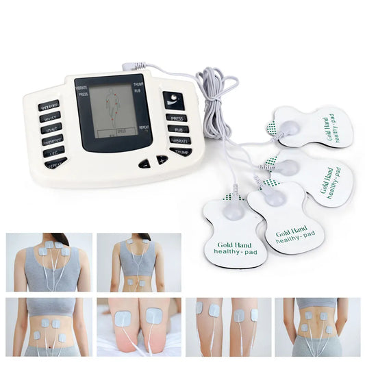 Russian Panel EMS Pulse Muscle Stimulator Tens Acupuncture Full Body Slimming Massager Digital Therapy Electrostimulator 16 Pads