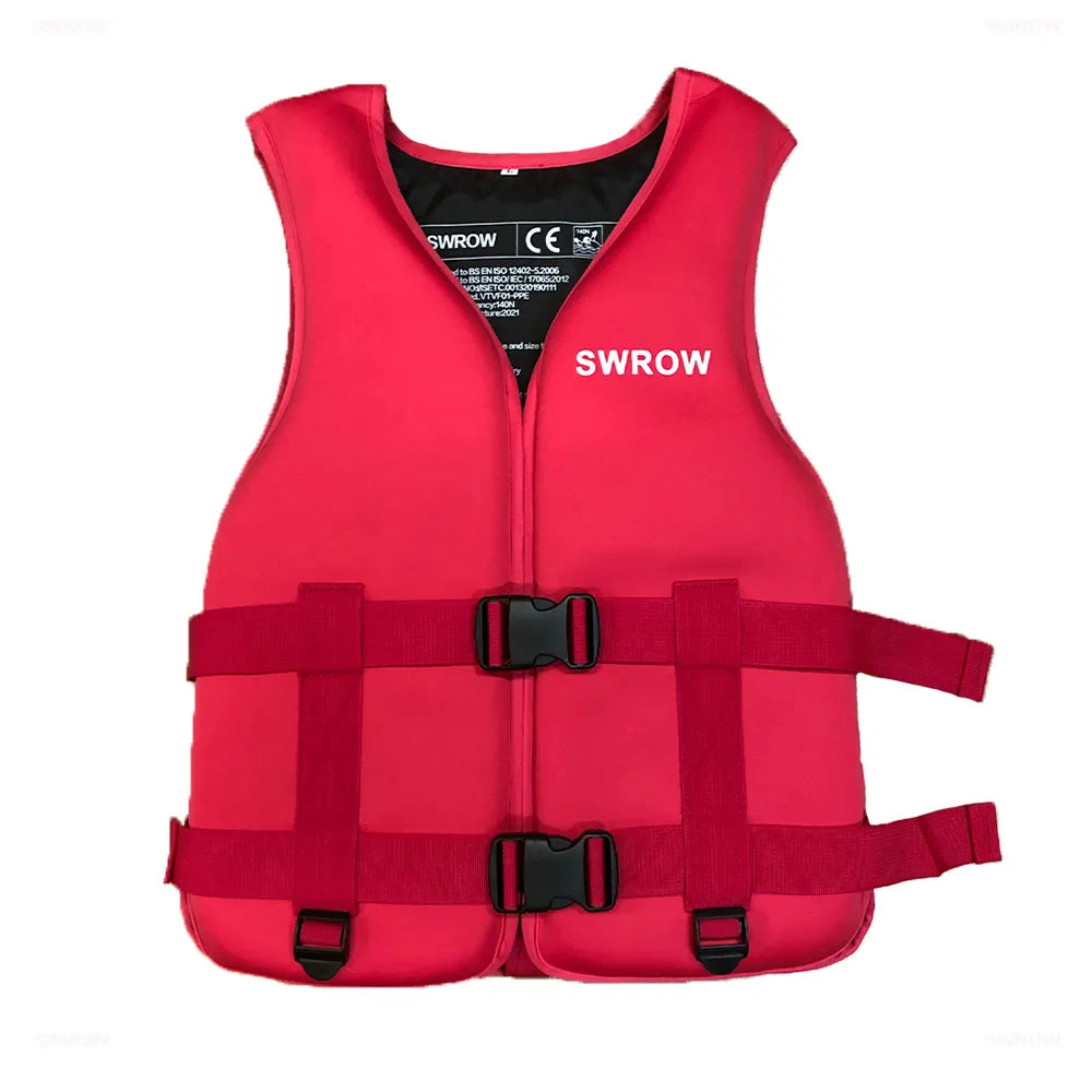 PFD Automatic Inflatable Life-saving Belt 100N Life Vest Self-inflatable Swimmer Round Buoys Rafting Safety Boating Lifejacket