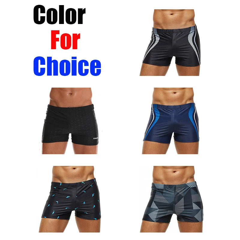 Datifer New Swimwear Male Summer Beach Surfing Fashion Swimsuit Boxer Shorts High Quality Mens Swim Trunks With Pad