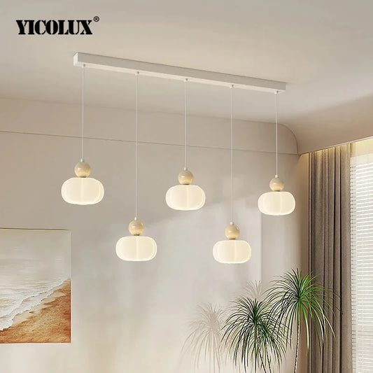 Restaurant Chandelier Lights Dining Table Lamp Modern Minimalist 2023 New For Living Room Kitchen Hanging Indoor Lamp Fixtures