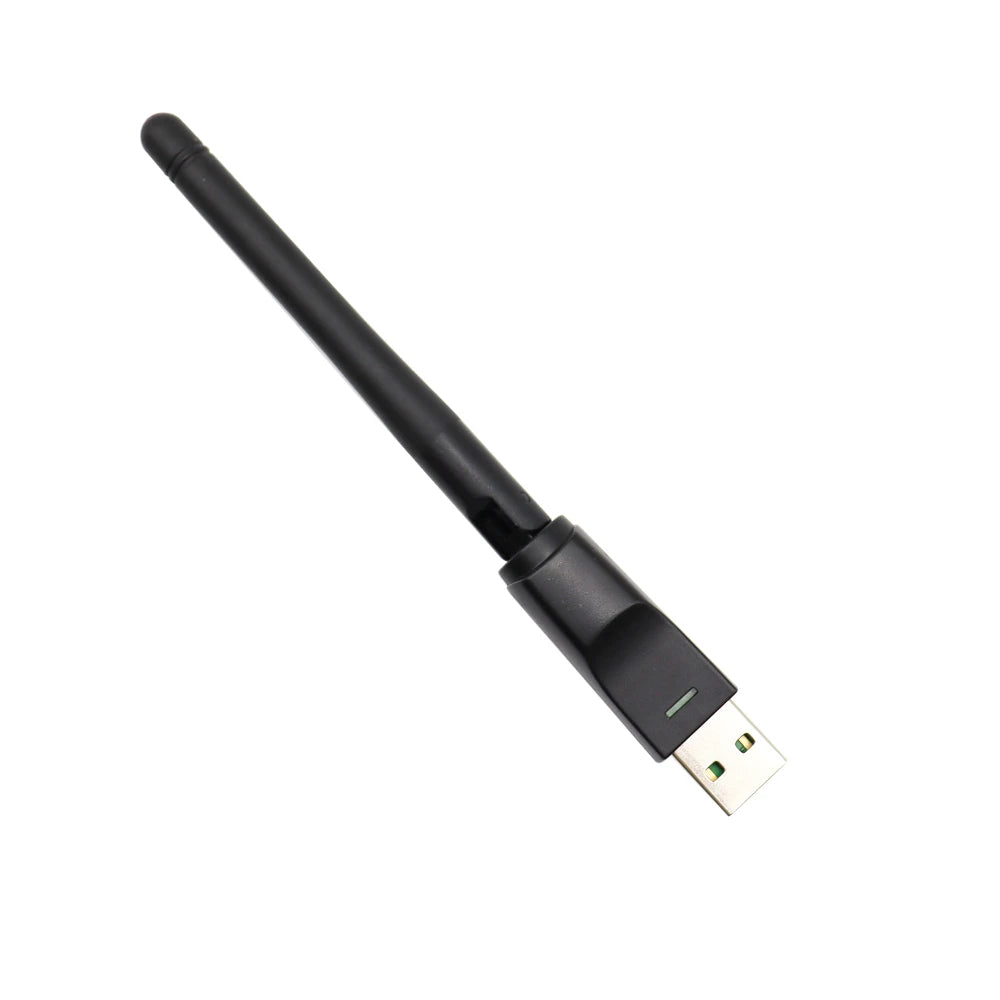 150Mbps MT7601 Wireless Network Card Mini USB WiFi Adapter LAN Wi-Fi Receiver Dongle Antenna 802.11 b/g/n for PC Windows RTL8188