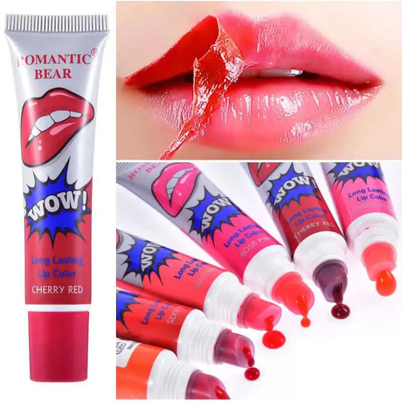 Amazing Peel Off Liquid Lipstick Waterproof Long Lasting Lip Gloss Tear Off Makeup Tattoo Lip Gloss Lip Tint Cosmetic