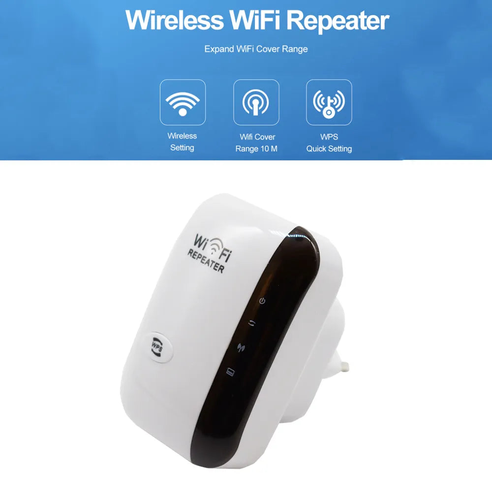 300Mbps WiFi Repeater WiFi Extender Amplifier WiFi Booster Wi Fi Signal 802.11N Long Range Wireless Wi-Fi Repeater Access Point