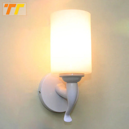 LED Wall Lamp Voltage 110V 220V Indoor Bedroom Simple Style Wall Sconces Upholstery Light For Living Room Bedroom Bedside Aisle