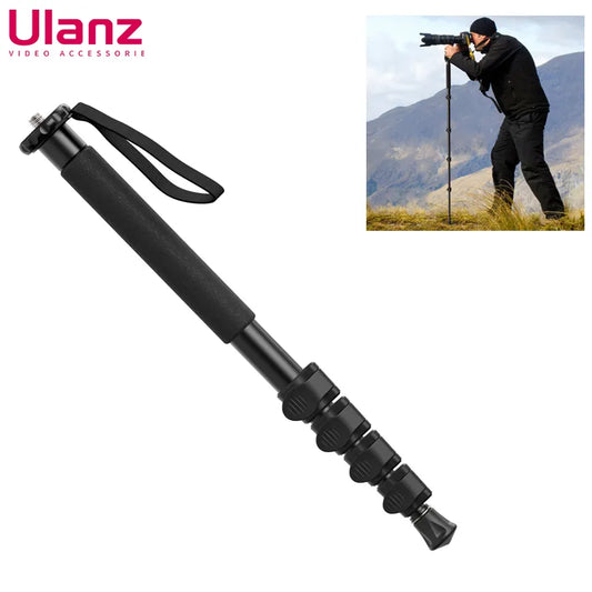 Ulanzi DSLR Camera Tripod Professional with 1/4" Mount 155cm Monopod For Phone Canon Nikon Camera Video Camcorder