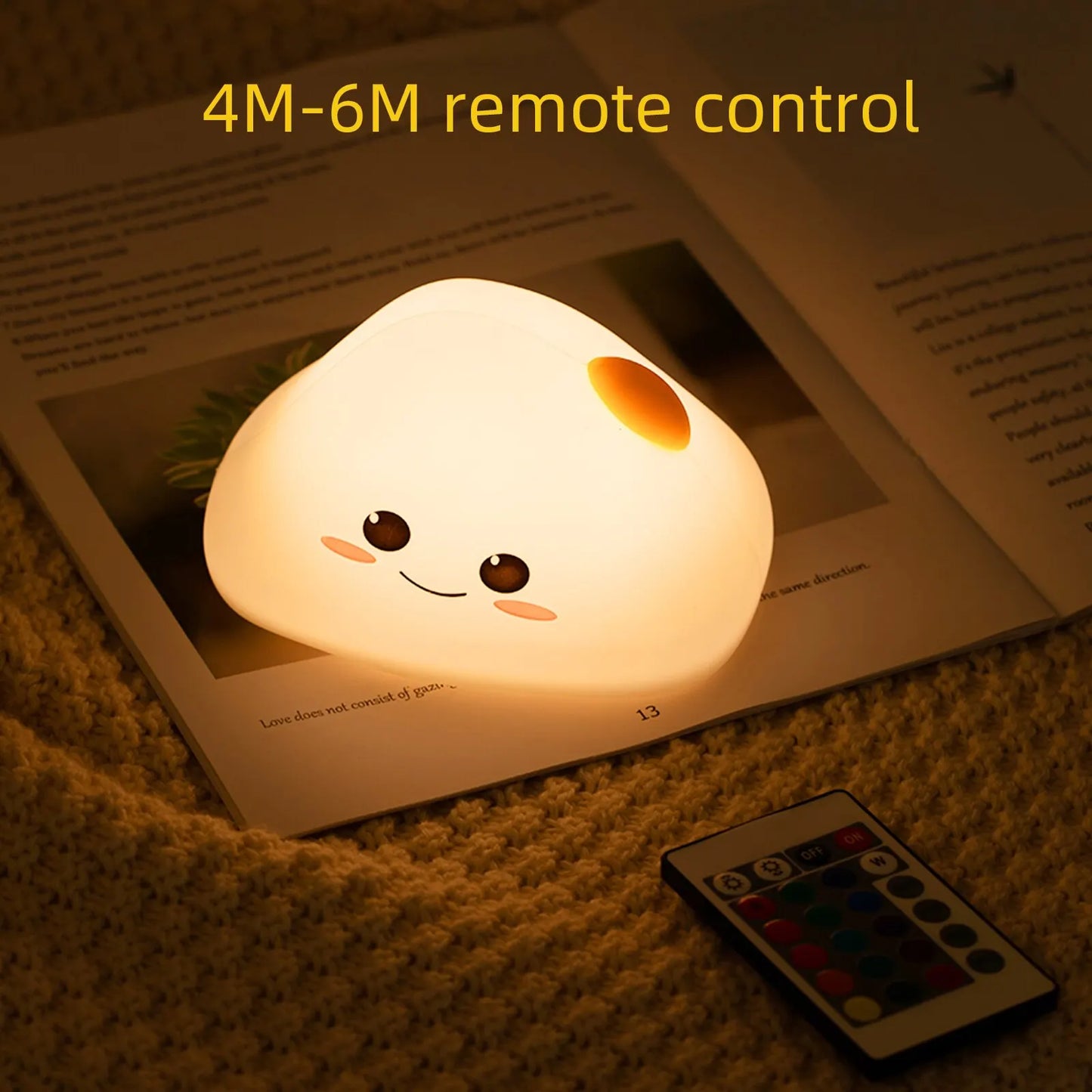 Smart Remote Night Light For Kids Holiday Gift Birthday Gift Children Sleeping Eye Protection Light Kawaii Room Atmosphere Light