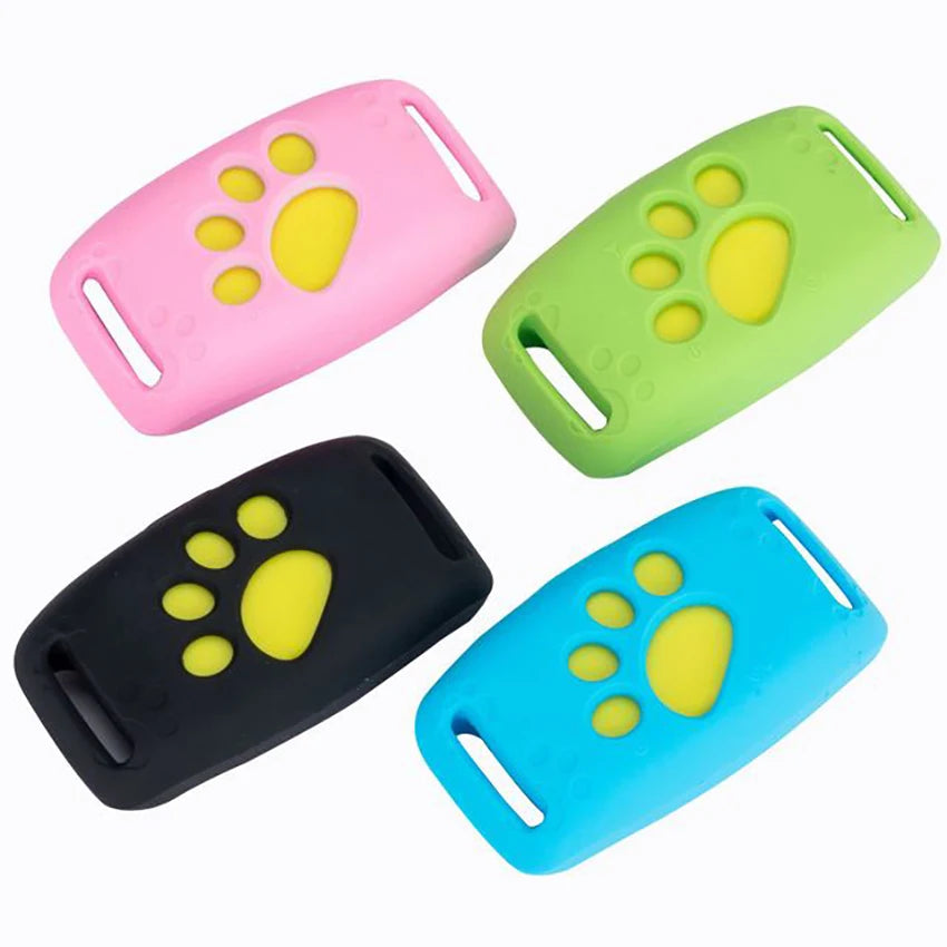 Mini GPS Pet Locator Dog Cat Anti-lost Device Smart Wear Activity Tracker Real-Time Tracking Device APP Control Wireless Tracker