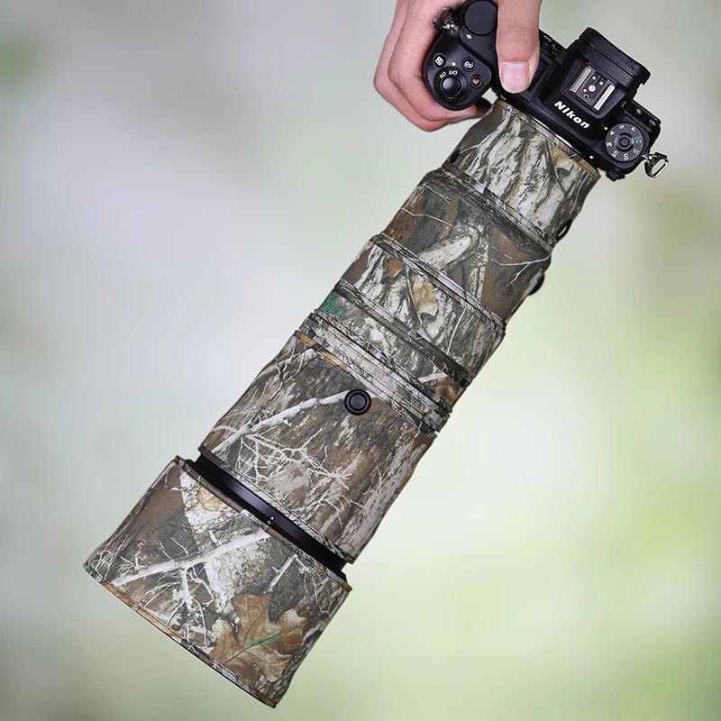 Chasing birds camouflage lens coat for NIKON  Z 600mm F6.3 VR S waterproof and rainproof lens protective cover 663 lens cover