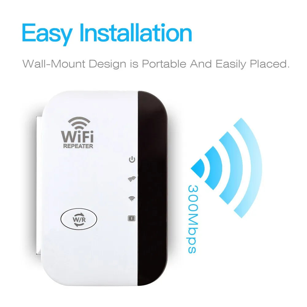 300Mbps Wireless WIFI Repeater Remote Wifi Extender WiFi Amplifier 802.11N Booster Repetidor Amplifier WiFi Reapeter Europe