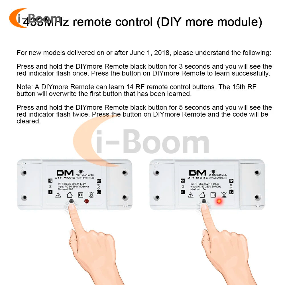 AC110V 220V WiFi Switch eWeLink google play Mobile Remote Control Lighting Control Module Smart Switch  QC