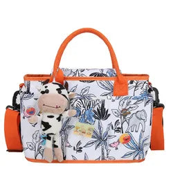 2023 One-shoulder Mother Baby Bag Multi-compartment Hanging Stroller Baoma Messenger Bag Large-capacity Fashion Portable