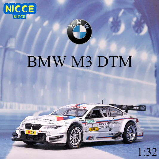 Nicce 1:32 BMW M3 DTM Le Mans Racing Car Model Alloy Car Diecast Toy Car Model Reverse Drive Toys for Children Collections F299