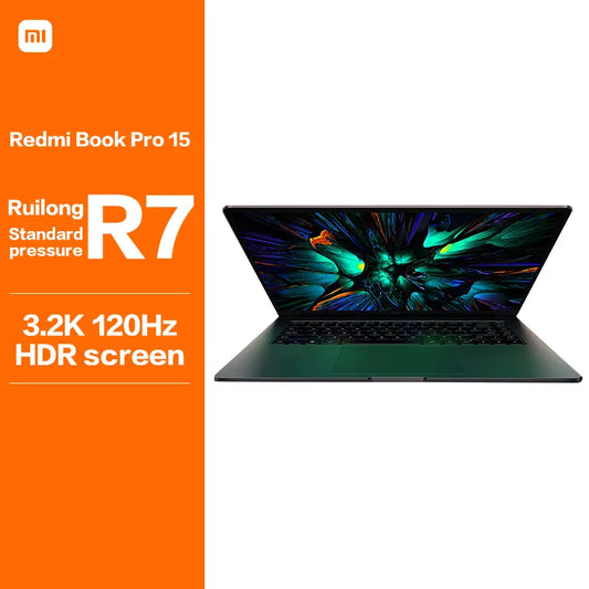 Original New Xiaomi Redmi Book Pro 15 2023 Laptop Ryzen R5-7640HS R7-7840HS AMD 780M 760M 16G RAM 512G 1T 15.6Inch 3.2K 120Hz PC