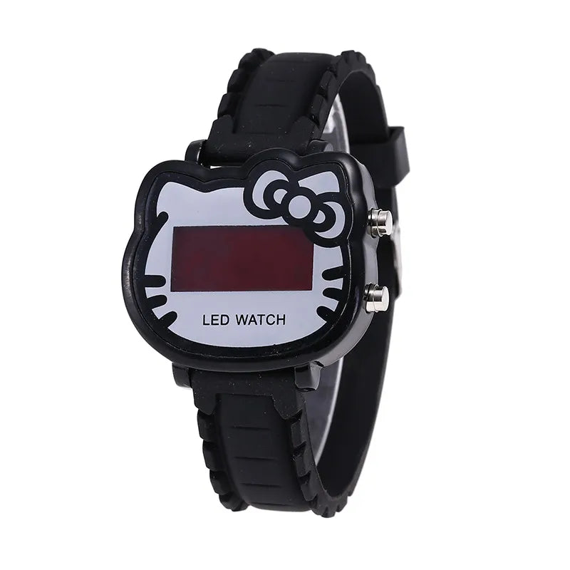 Cute Cartoon Pattern Watch for Kids Simple Children's LED Digital Watch Sports Electronic Wristwatch Casual Boys Girls Clock