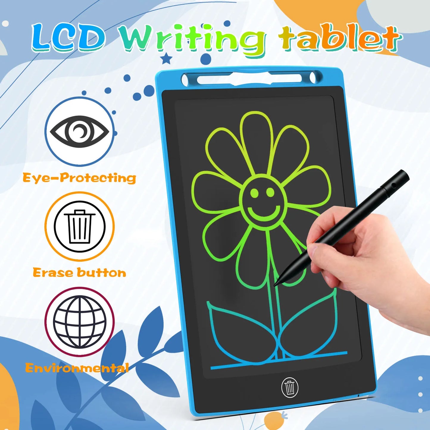 8.5Inch LCD Writing Board kids learning toy educational Electronic magic erase Blackboard Graphics drawing tablet for children