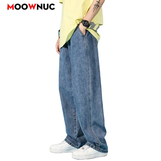 Baggy Jeans Man Pants Trousers Men's Clothing Streetwear Demin Casual Cargo Pants Spring Fashion Autumn Sweatpant Full Length