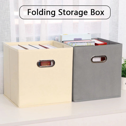 Foldable Fabric Storage Box Organizers Bedroom Clothes Wardrobe Cabinet Pants Jeans Toys Basket Portable Large Capacity Basket