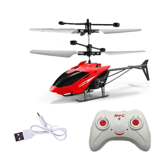 Mini RC Drone Rechargeable Remote Control RC Helicopters Drone Toys Induction Hovering Safe Fall-resistant