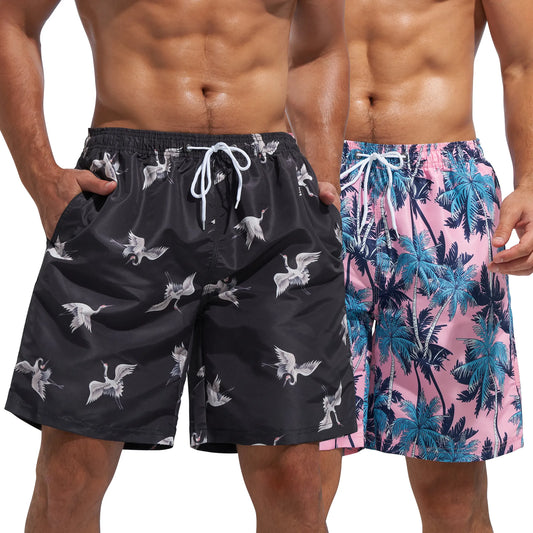 Mens 2023 Summer Beach Board Shorts Swimming Trunks For Boys Swimwear Running Sexy Swimsuits With Soft Lining