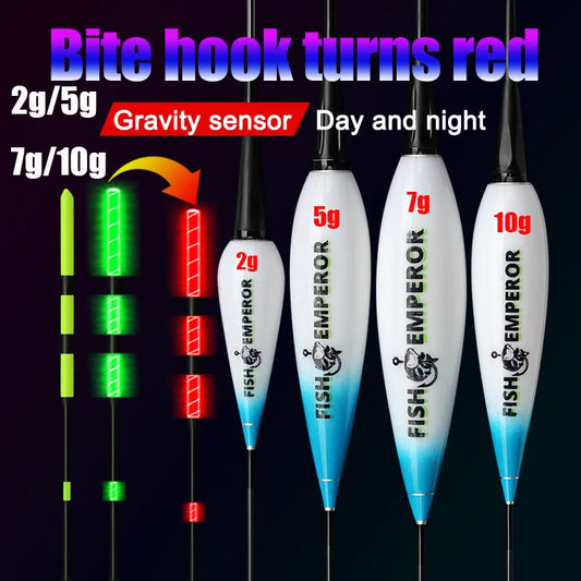 Fishing Smart Electronic Float Gravity Sensor Led 2g 5g 7g 10g Great Buoyancy 2023 Pose Bobbers With CR425 Battery Glow Stick