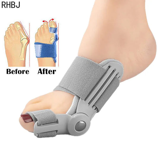 RHBJ 2Pcs Orthopedic Bunion Corrector Device Hallux Valgus Toe Correction Pedicure Foot Care Tool Thumb Big Bone Orthotics