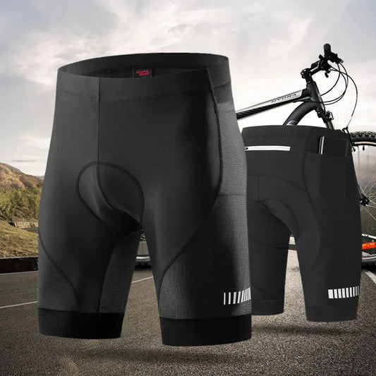 117021 Men's Cycling Wear Moisture Wicking Sweat Tight Silicone Cushion Cushioned Cycling Shorts MEN'S Quarter Pants