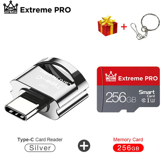 High Speed Micro-USB3.0/Type-C Memory Card 8GB 16GB 32GB 64GB 128GB 256GB C10 TF Micro-SD OTG Phone Adapter micro tf sd card