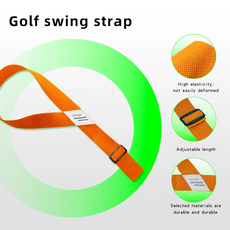 Golf Swing Training Aid Golf Swing Trainer Golf  Swing Strap For Men Women Teenagers Golf Posture Correction Practice Supplies