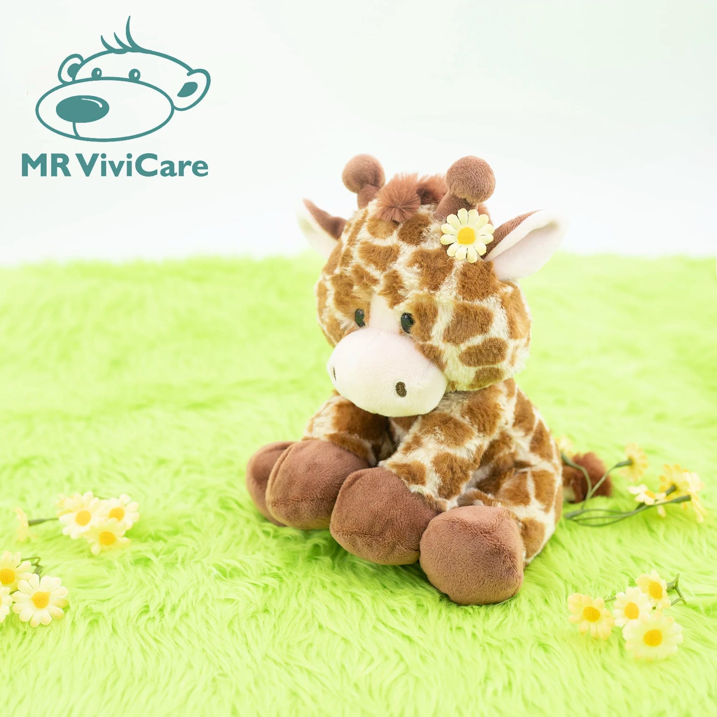 21.5cm Giraffe Cute Plush Dolls Baby Kids Cute Animal Soft Cotton Stuffed Soft Toys Sleeping Mate Gift Boy Girl Kids Toy Kawaii