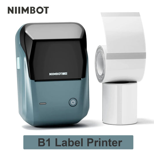 Niimbot B1 Portable Label Printer Mini Thermal Self-Adhesive Sticker Printer Mobile Pocket Tag Price UV Label Sticker Printer