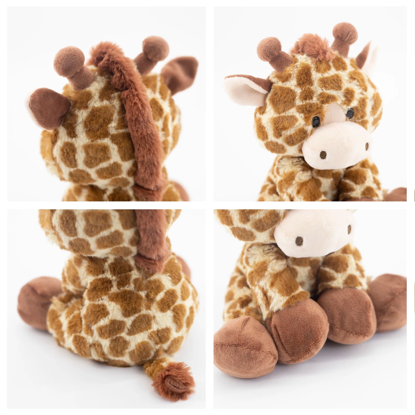 21.5cm Giraffe Cute Plush Dolls Baby Kids Cute Animal Soft Cotton Stuffed Soft Toys Sleeping Mate Gift Boy Girl Kids Toy Kawaii