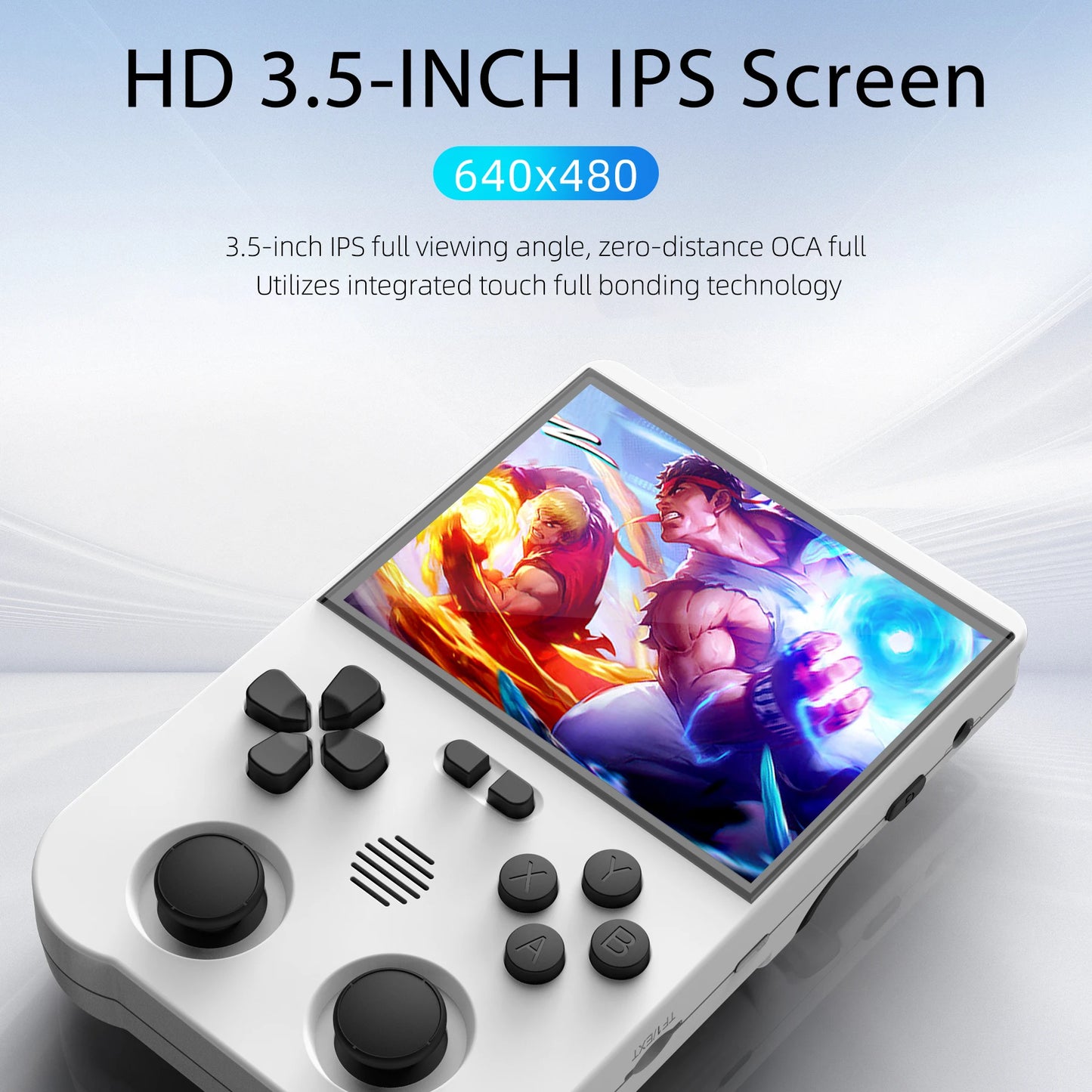 Ampown XU10 Handheld Game Console 3.5" IPS Screen 3000mAh Battery Linux System Miyoo RG35XX Portable Video Game Console Kid Gift