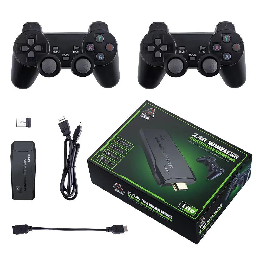 4K HD Video Game Console Built in 620/818/10000 Classic Games Retro Console Wireless Controller AV/HD Output Mini game box