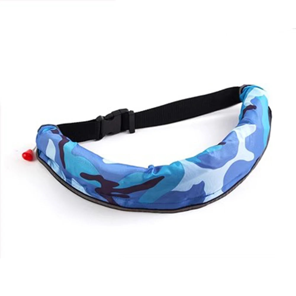 PFD Automatic Inflatable Life-saving Belt 100N Life Vest Self-inflatable Swimmer Round Buoys Rafting Safety Boating Lifejacket